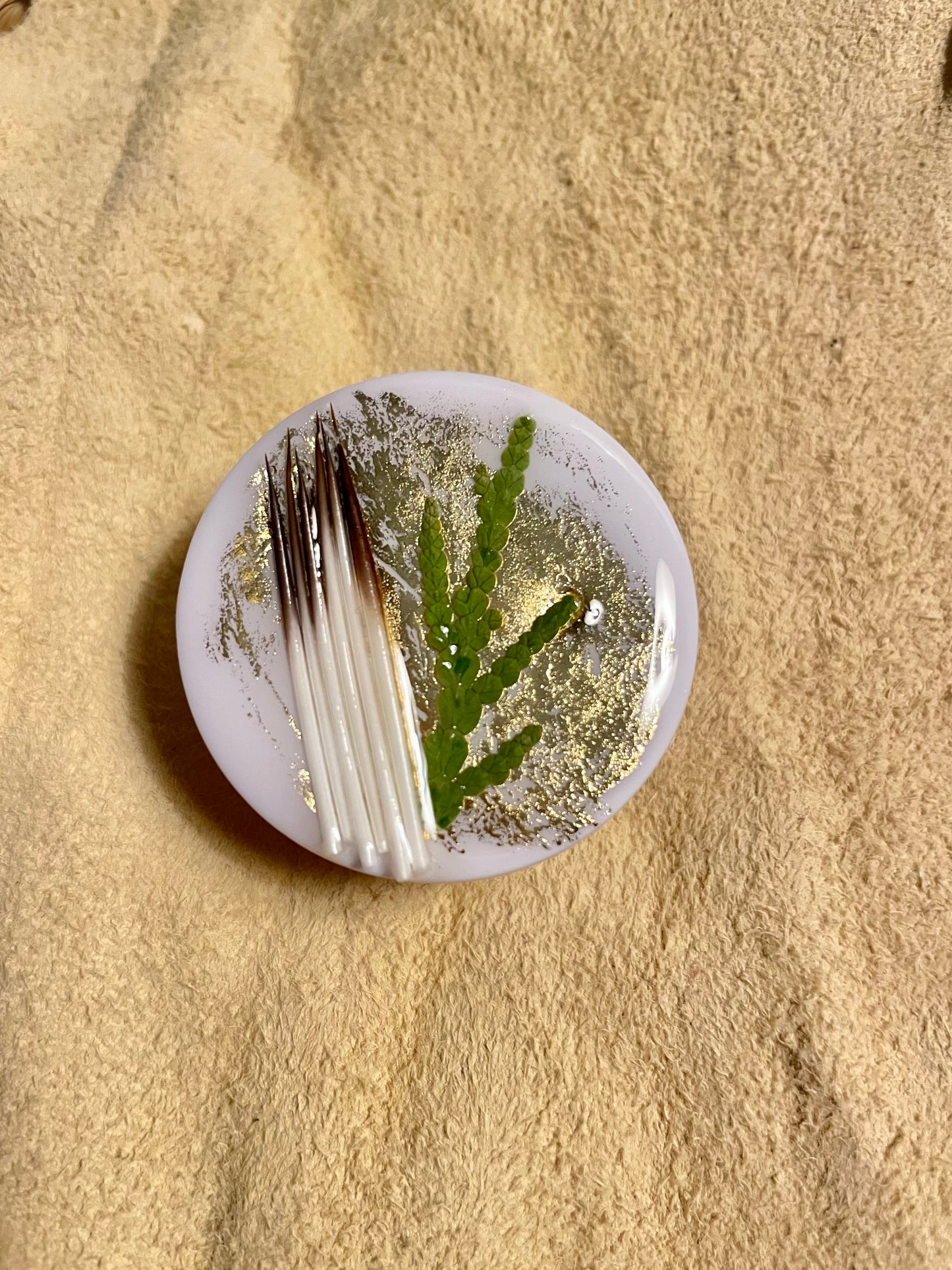 Half Quill Half Cedar Phone Grip