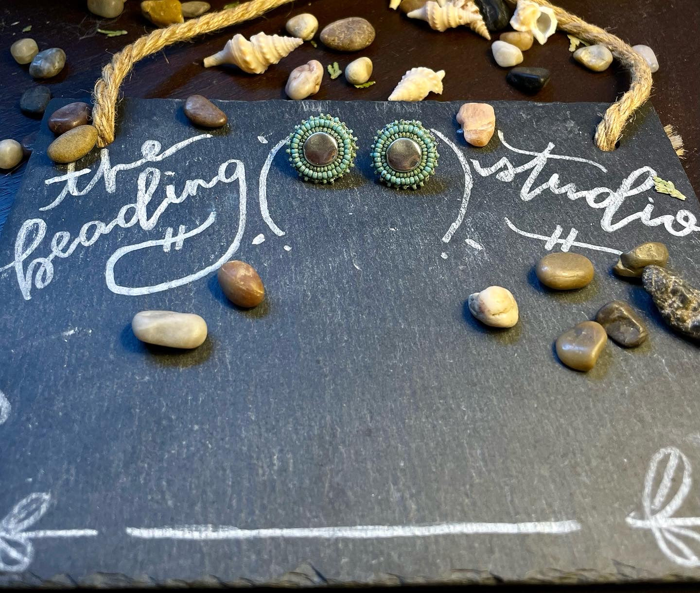 Silver & Turquoise Studs