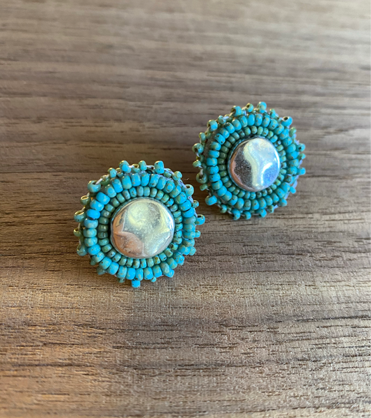Silver & Turquoise Studs