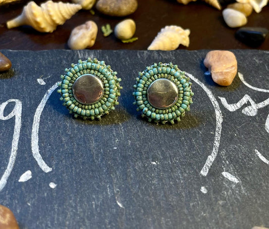 Silver & Turquoise Studs